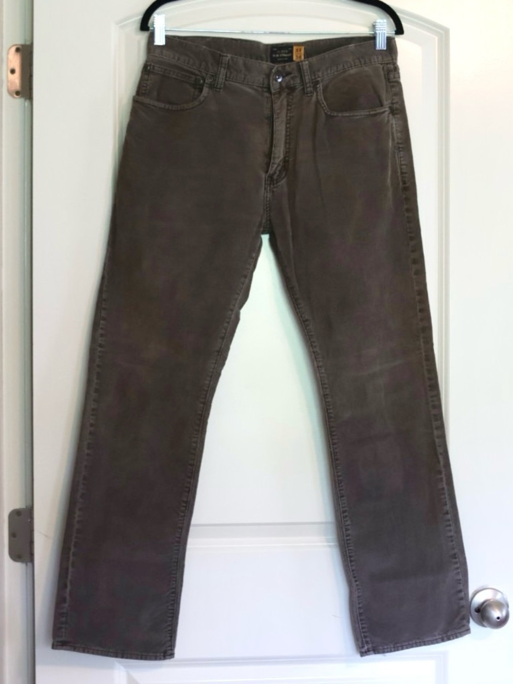 J.Crew Slim Straight Brown Corduroy Pants Men’s 31x30 5 Pocket